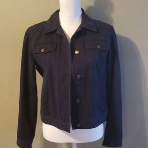 Lauren Jean company navy jean jacket